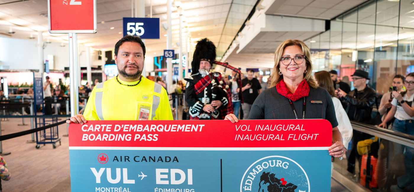 Image: Air Canada launched Montréal to Edinburgh (Photo Credit: Air Canada)