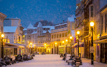 mackinac island, mackinac island in winter, winter destinations, christmas destinations