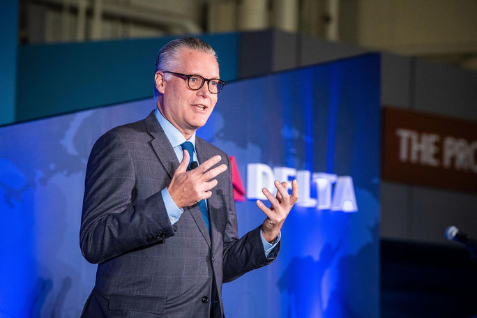 Ed Bastian, CEO von Delta Air Lines. Ed Bastian, CEO von Delta Air Lines.