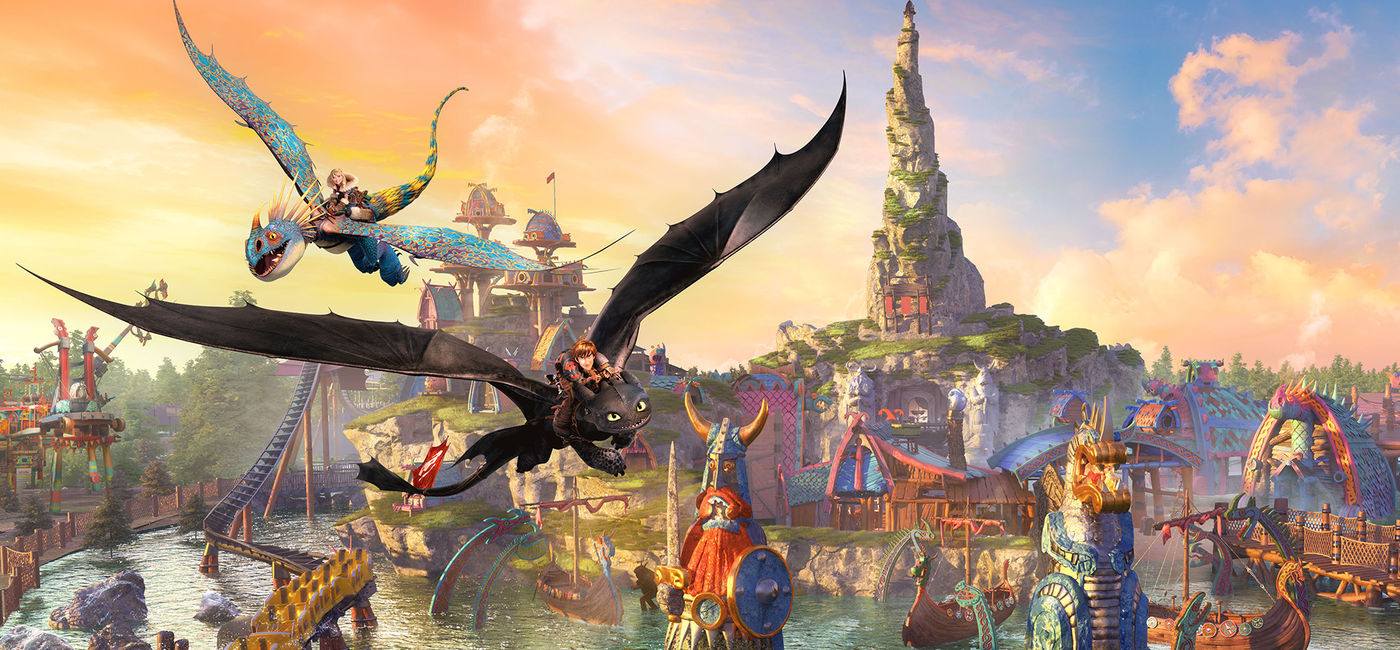 Image: Rendering of How to Train Your Dragon – Isle of Berk at Universal Epic Universe. (Photo Credit: Universal Orlando Resort Media)