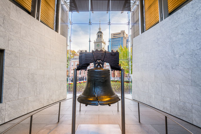The Liberty Bell in Philadelphia, Pennsylvania The Liberty Bell in Philadelphia, Pennsylvania
