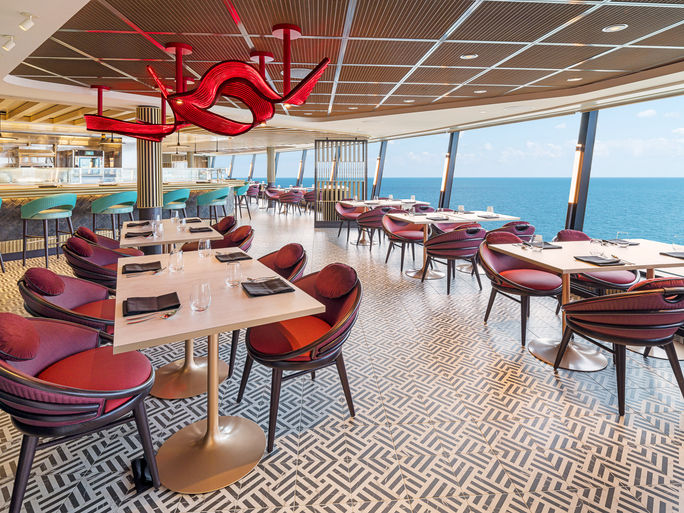 Sukhothai, the Thai restaurant aboard Norwegian Luna