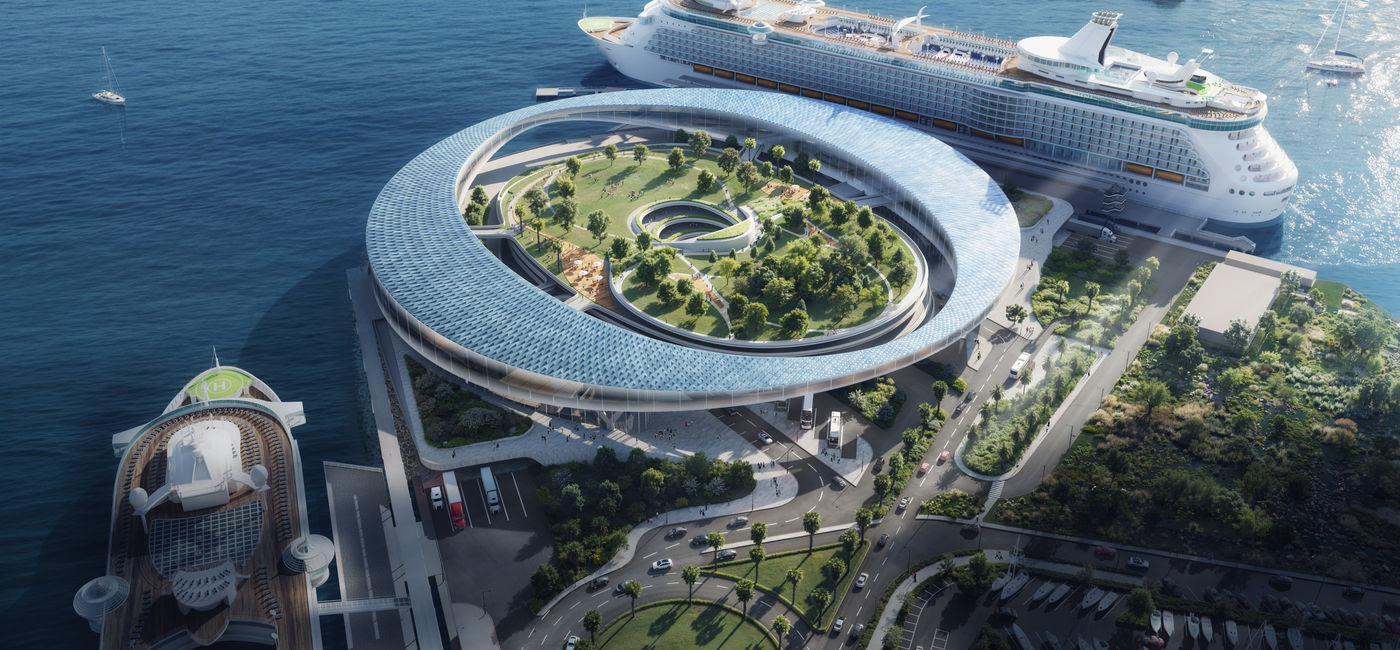 Image: A rendering of the new Outer Harbor cruise terminal (Photo Credit: Port of Los Angeles)