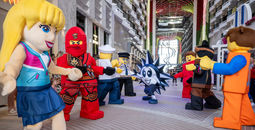 A LEGO Family Parade onboard MSC World America