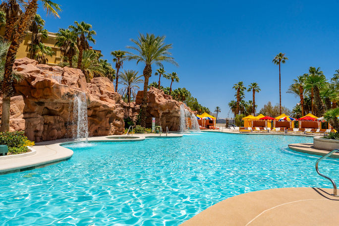 Rio Las Vegas 'renovierter Poolbereich. Rio Las Vegas 'renovierter Poolbereich.
