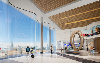 Rendering of new DFW Terminal F