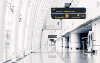 An empty airport