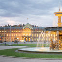 Morning View of Stuttgart Schlossplatz