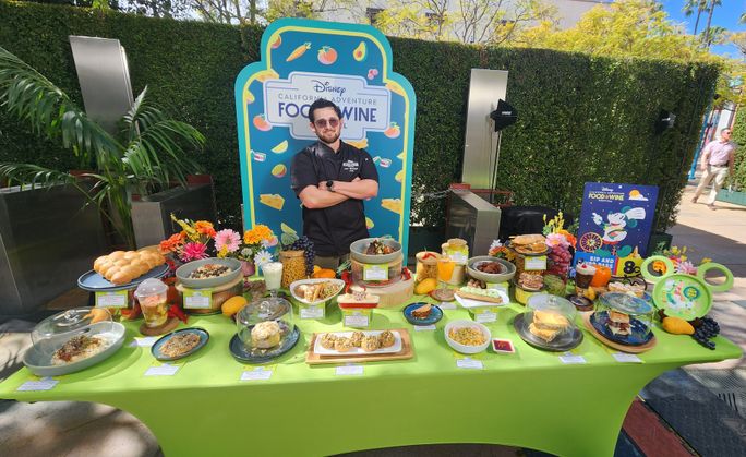 A selection of new and returning dishes available during the 2026 Disney California Adventure Food & Wine Festival.