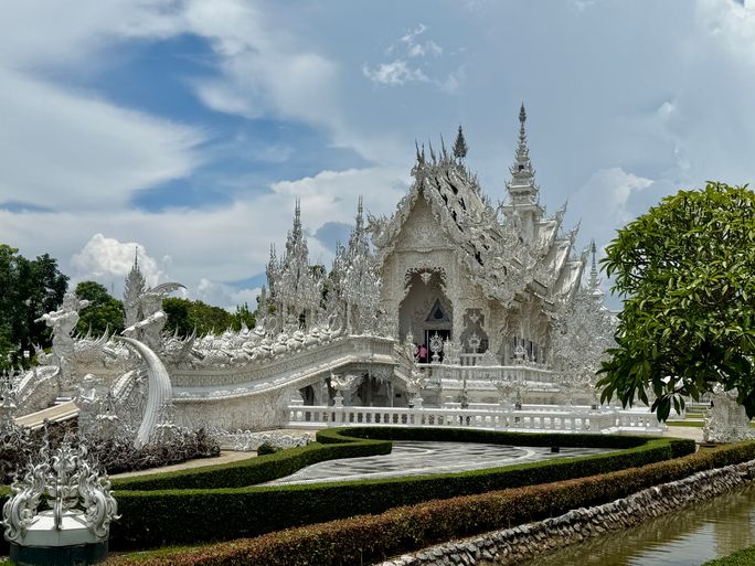 Wat Rong Khun (the White Temple) in Chiang Rai province Wat Rong Khun (the White Temple) in Chiang Rai province