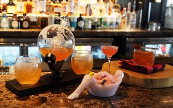 G7 Cocktails at the Pomeroy Kananaskis Mountain Lodge