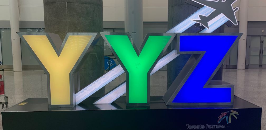 Toronto Pearson Airport Sign