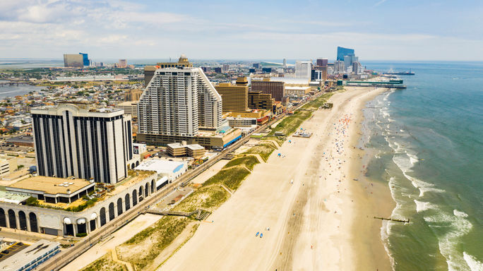 Skyline of Atlantic City, New Jersey. Skyline of Atlantic City, New Jersey.