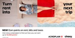 Air Canada's Aeroplan partners with Chexy.