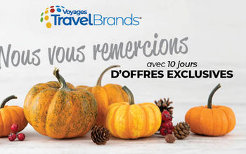 Voyages TravelBrands Action de Grâce