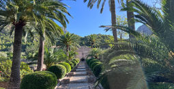 The lush Jardines de Alfabia in the island's interior.