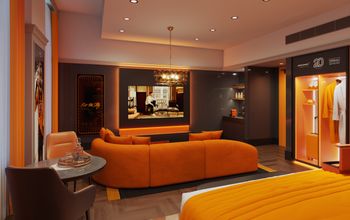 Stay Like McLaren Racing suite at The Trafalgar St. James, London, Curio Collection by Hilton