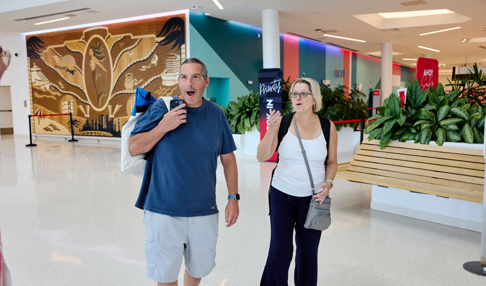 Jason and Patricia were surprised with the good news in Miami