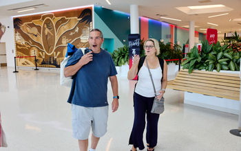 Jason and Patricia were surprised with the good news in Miami