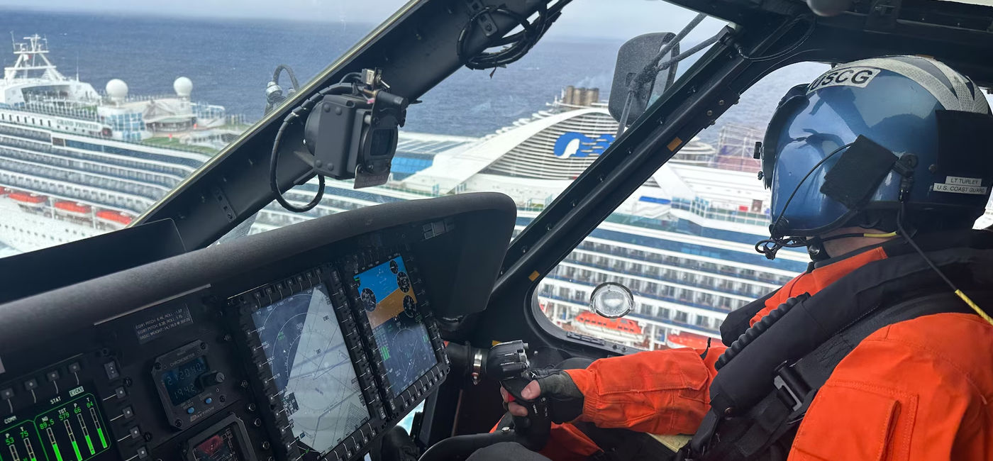 US Coast Guard in California Rescues Man From Princess Cruises Ship