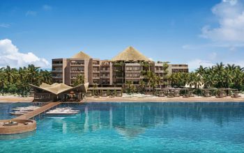 Exterior rendering of Almare, A Luxury Collection Adult All-Inclusive Resort, Isla Mujeres. 