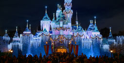 Sleeping Beauty's Winter Castle at Disneyland Resort, Anaheim, California.