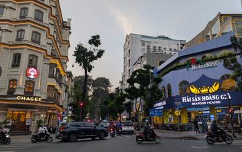 Saigon street scene 2025