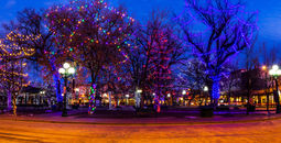 Christmas time in Santa Fe, New Mexico