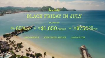 Big Savings. Island Timing. Sandals® Resorts