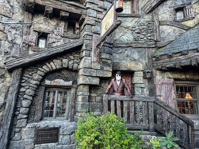 Unsichtbarer Mann, Teil des dunklen Universums im epischen Universum des Universal Orlando Resorts Unsichtbarer Mann, Teil des dunklen Universums im epischen Universum des Universal Orlando Resorts