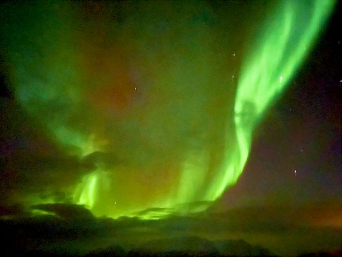 Northern lights aboard the MS Trollfjord Northern lights aboard the MS Trollfjord