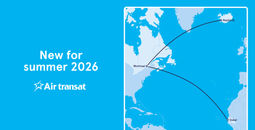 Air Transat new route map