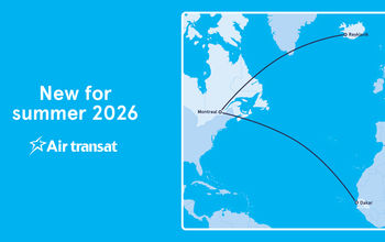 Air Transat new route map