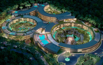 Aerial view of Secrets Tulum Resort & Beach Club 