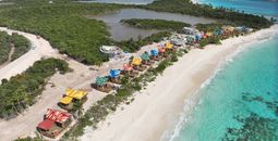 Cabanas at Disney Lookout Cay.