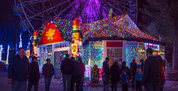 Spend time with family and friends at Six Flags park.