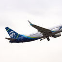 An Alaska Boeing 737-8 aircraft.