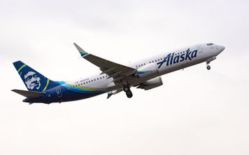 An Alaska Boeing 737-8 aircraft.