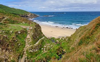 Hidden beach, Cornwall