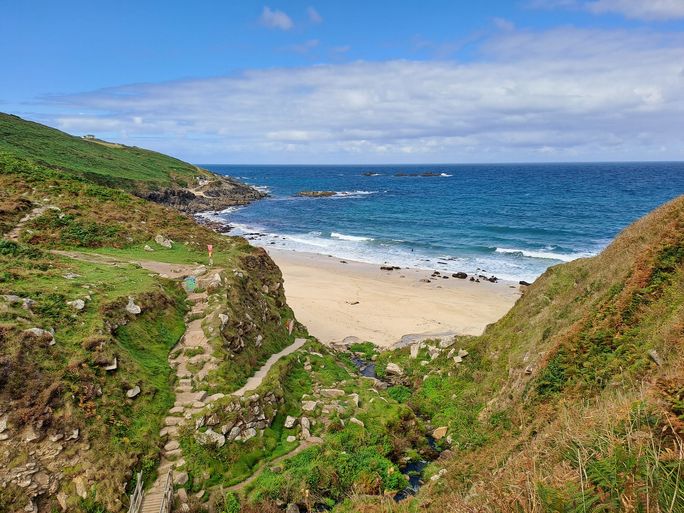 Hidden beach, Cornwall