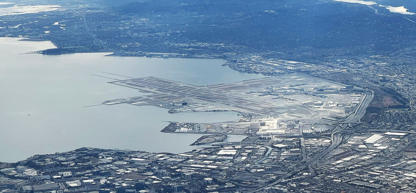 Image: Aerial view of San Francisco International Airport (SFO). (Photo Credit: Photo by Paul J. Heney.)
