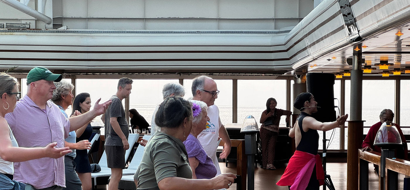 Image: Travelers can enjoy dance classes (Photo Credit: Holland America Line)