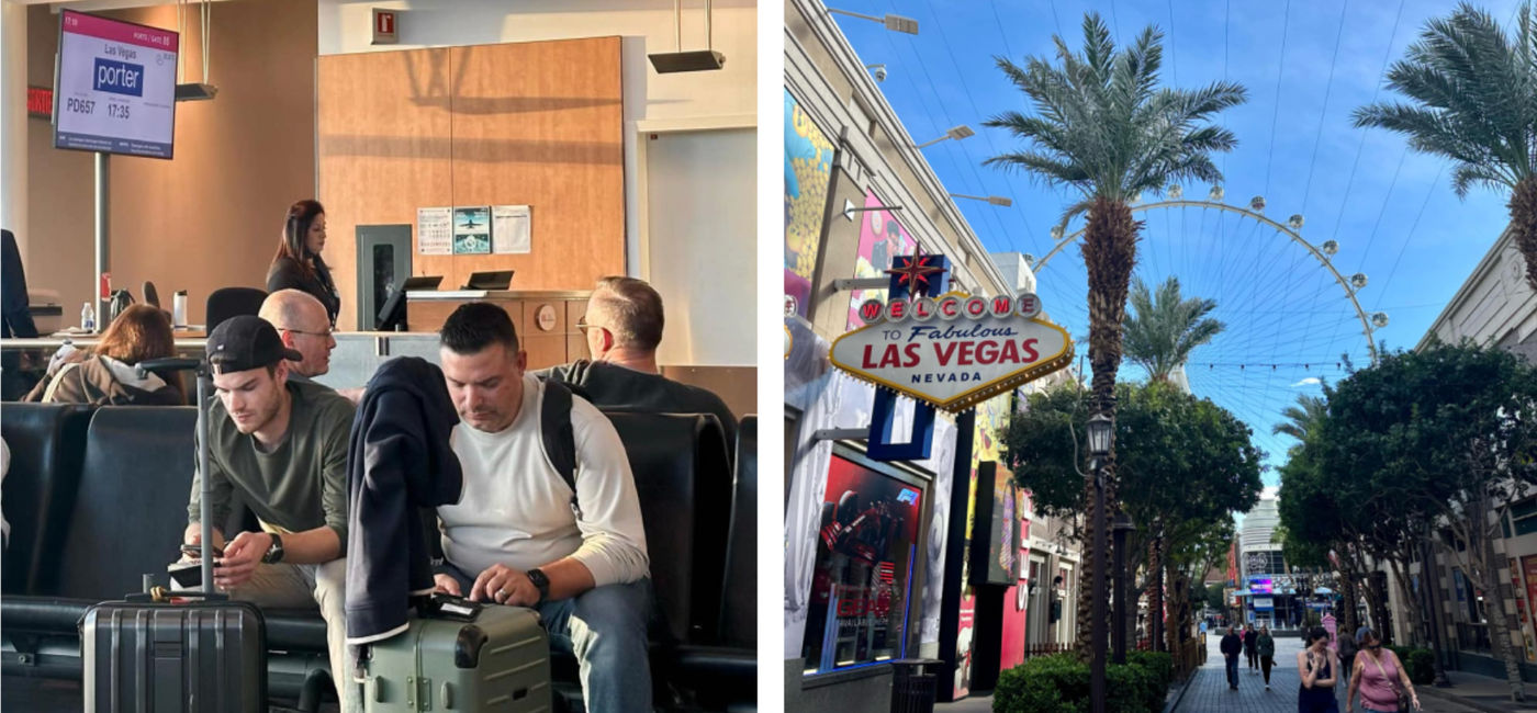 Image: Vol inaugural Porter Montreal-Las Vegas