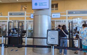 TSA Security line