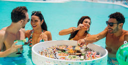 Margaritaville Island Reserve Resorts Floating Tacos Experience