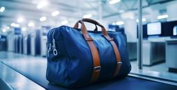 Carry-on bag at the airport.