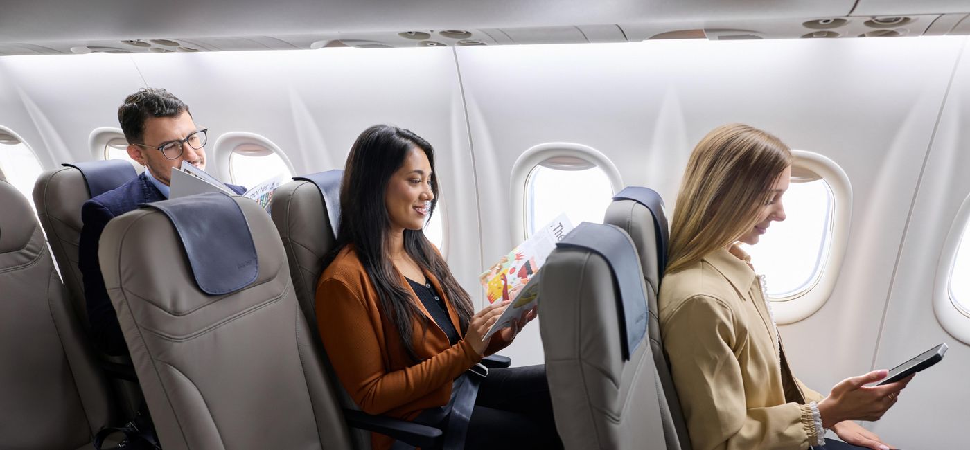 Image: All 29 aircraft are being upgraded with the latest generation of Expliseat's TiSeat 2V. (Photo Credit: Porter)