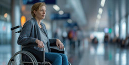 Request medical assistance or a wheelchair at the airport if it will ease your journey.