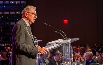 Hall of Fame recipient, Mike Foster, retired president of Nexion Canada
