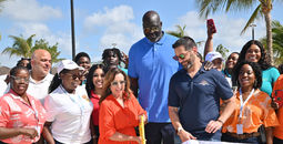 The first cruise guests arrived at Celebration Key aboard Carnival Vista